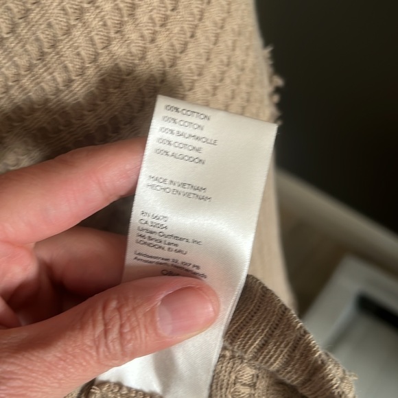 🛑 1 hour sale. Free People, magic thermal top, color: bones/khaki, small - Picture 10 of 10